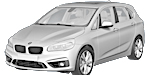 BMW F45 B1974 Fault Code